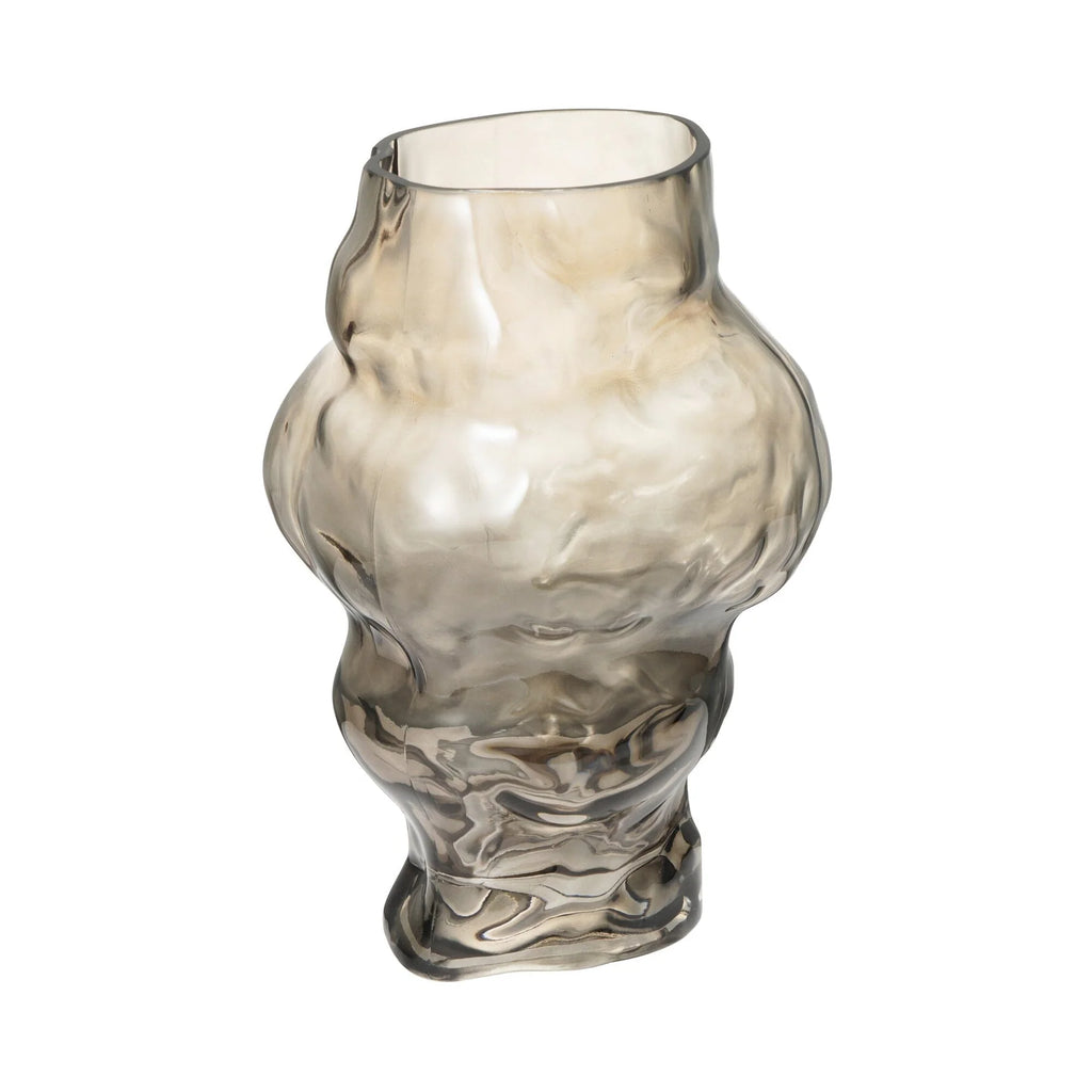 Gray Boulder Vase