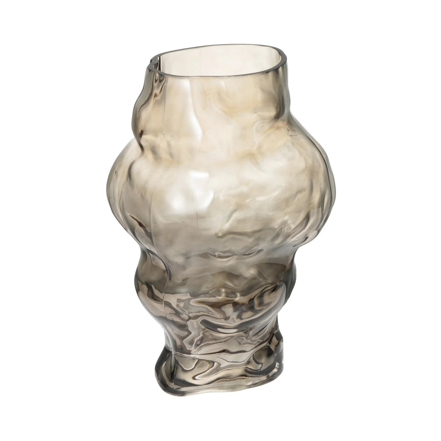Gray Boulder Vase