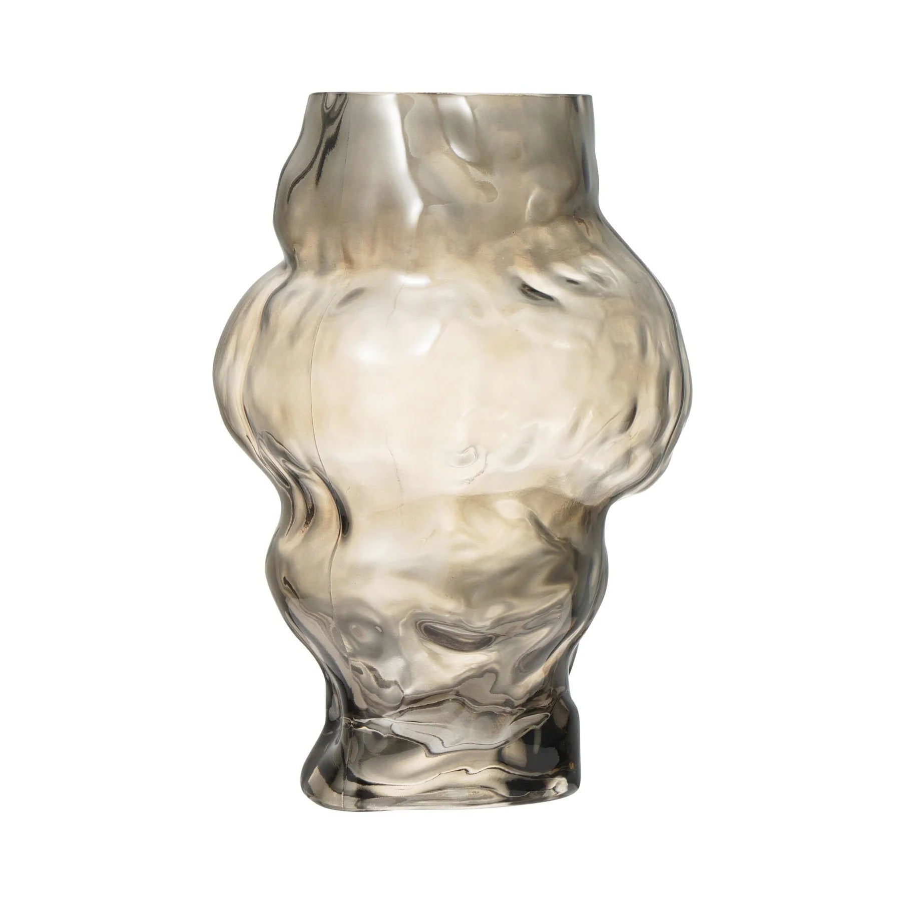 Gray Boulder Vase