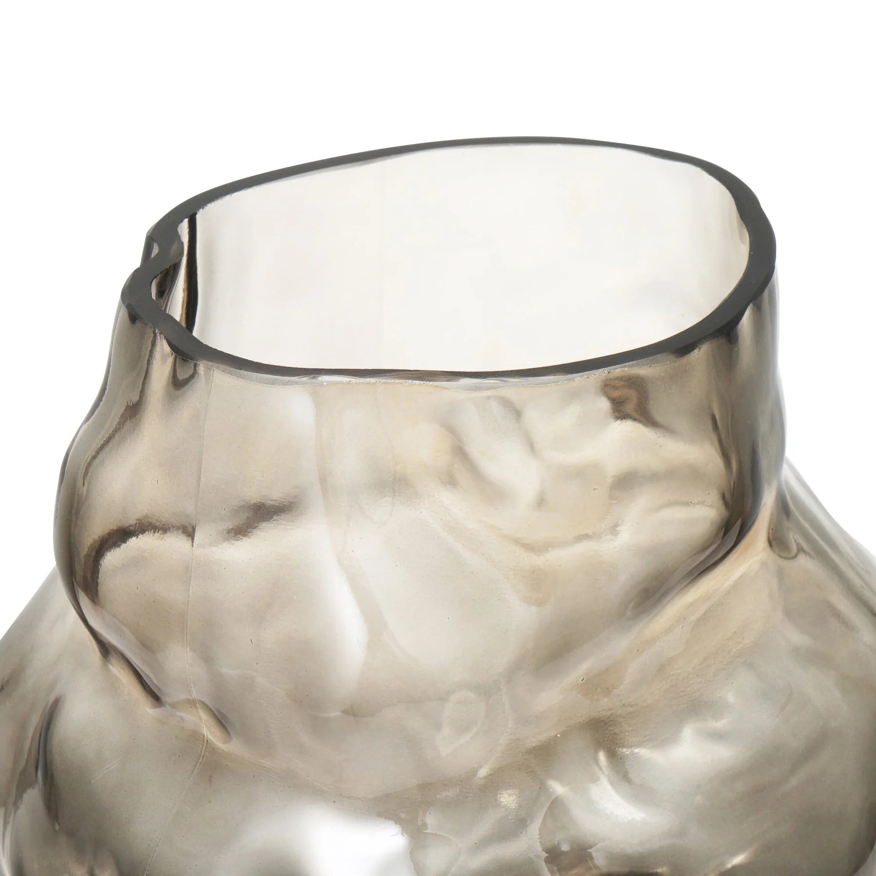 Gray Boulder Vase